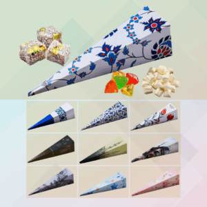 Çifte Kavrulmuş Lokumlu Külah Mevlit Şekeri